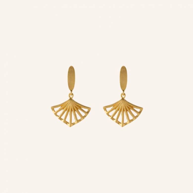 Ballerina Earrings In Gold By Pernille Corydon