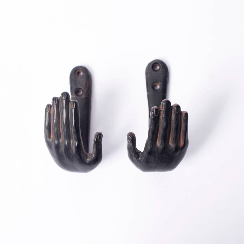 Black Iron Single Hand Hook