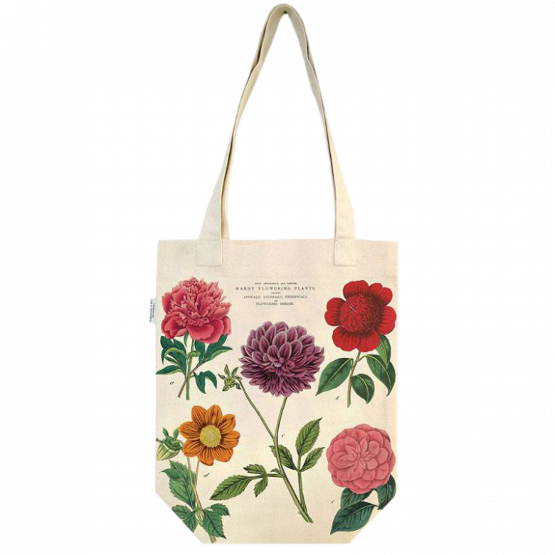 Botanica Flowers Cotton Tote Bag