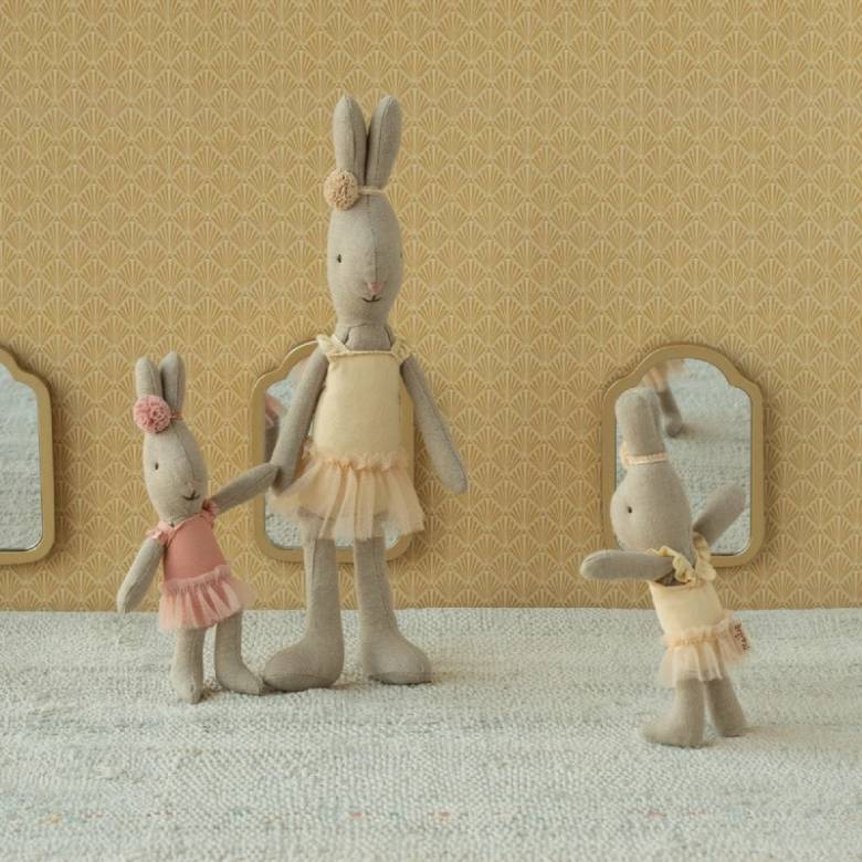 Classic Bunny In Cream Ballet Suit Size 1 Soft Toy By Maileg 0+
