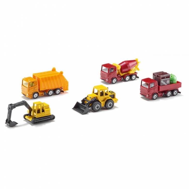 Construction Gift Set - 5 x Single Die-Cast Toy Vehicles 6283