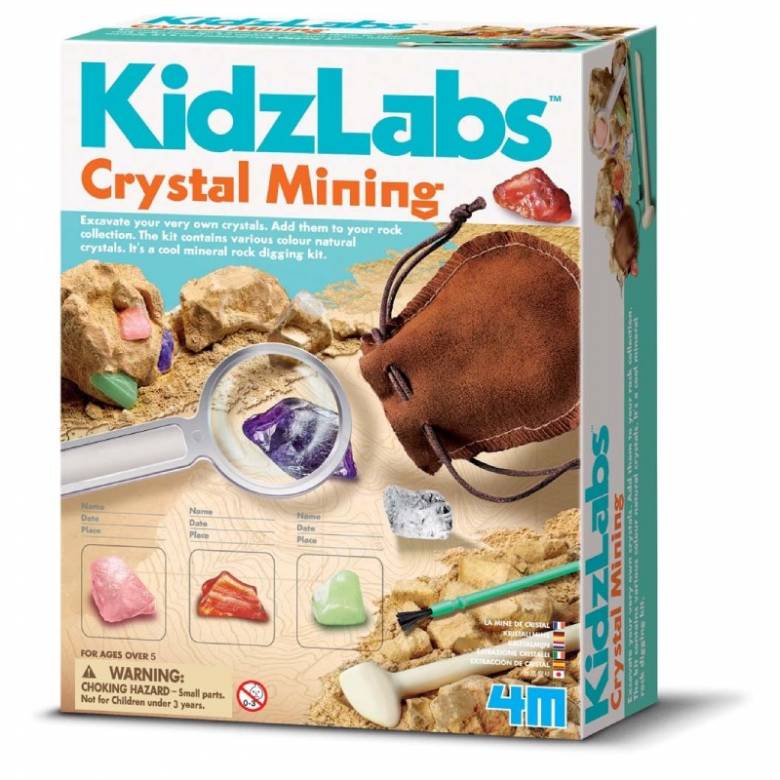 Crystal Mining  Kit - Kids Lab 4M 5yrs+