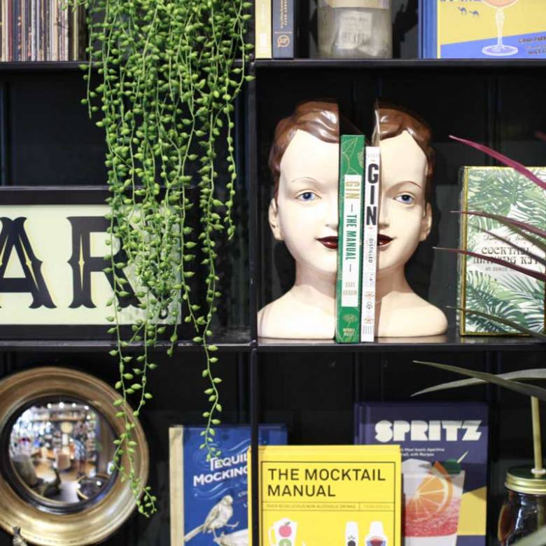Deco Style Head Bookends