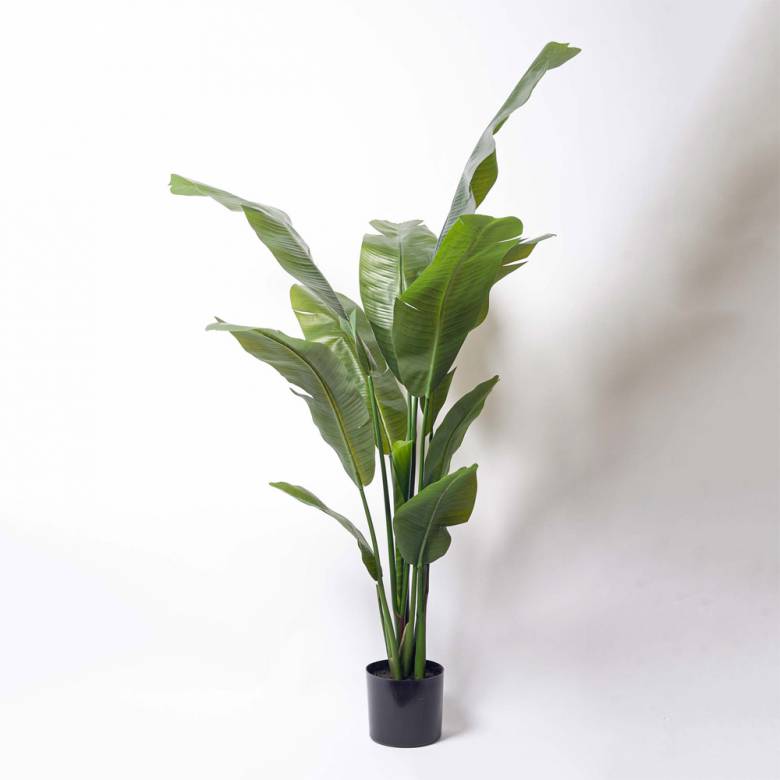 Faux Strelitzia Banana Leaf Plant In Pot