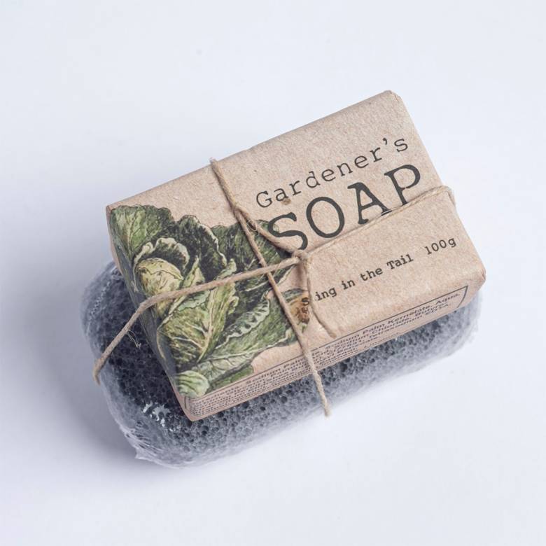 Gardener's Olive Soap And Pumice Stone Set