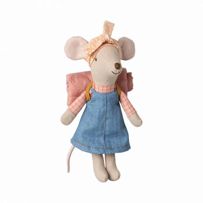 Hiker Mouse Big Sister Soft Toy By Maileg 3+