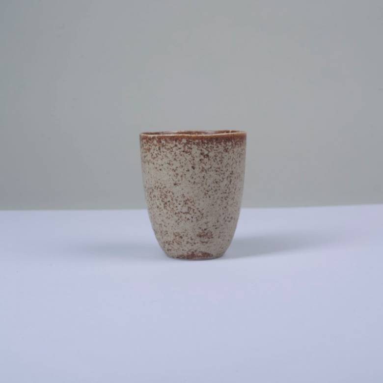 Japanese Sand Fade Ceramic Cup