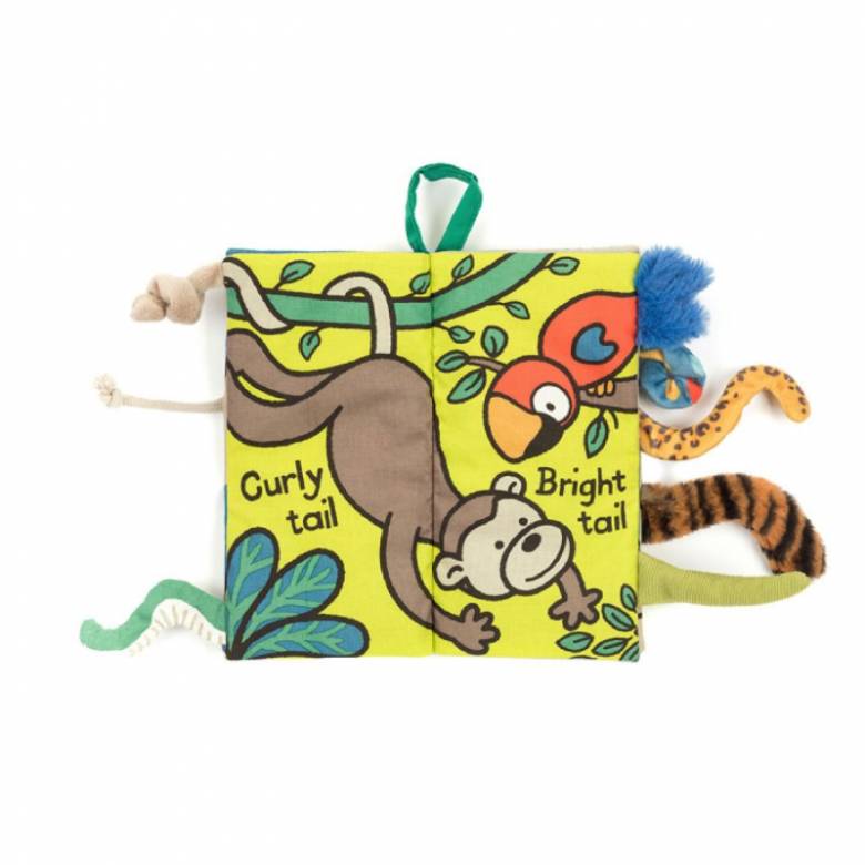 Jungly Tails Soft Fabric Book By Jellycat 0+