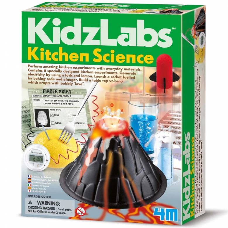 Kitchen Science Kit - Kids Lab 4M 8yrs+