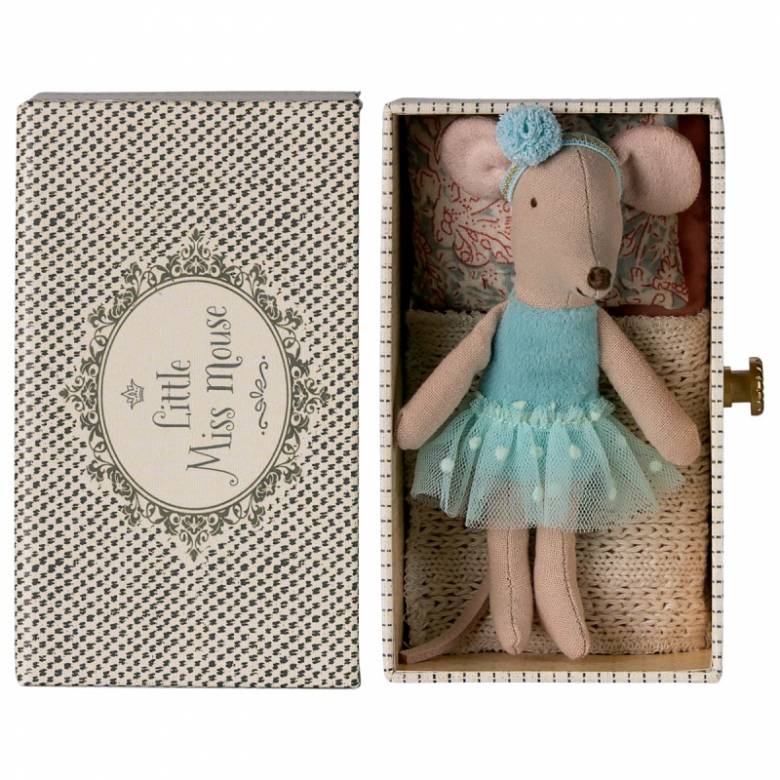 Little Sister Dance Mouse In Daybed By Maileg 3+
