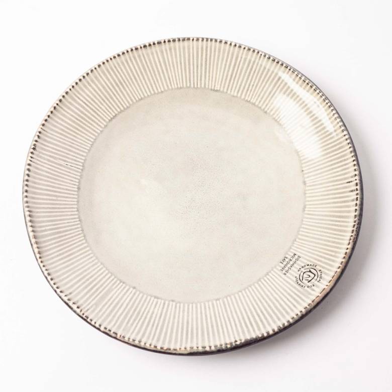 Malia Stoneware Side Plate In Cream