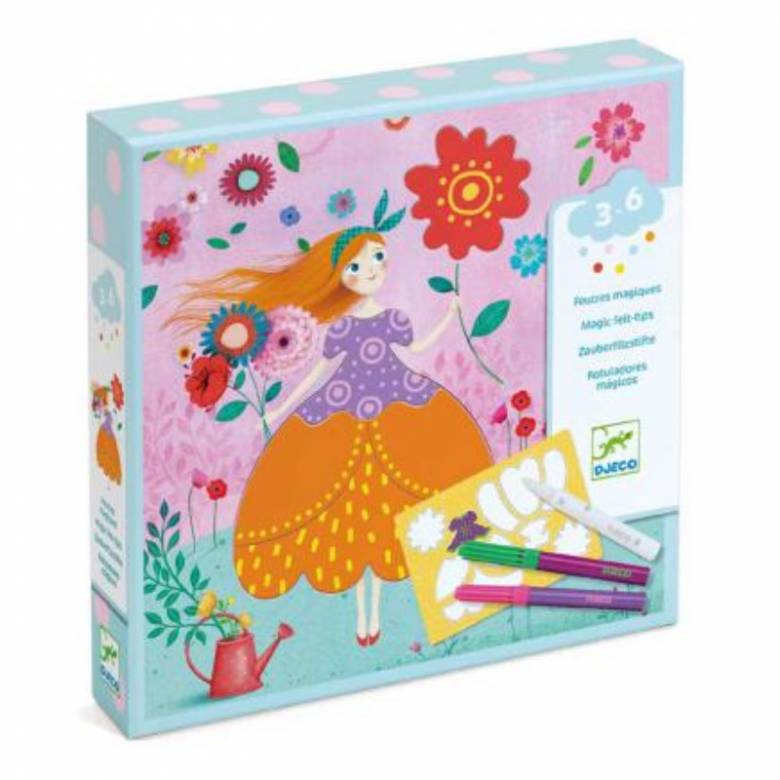 Maries Pretty Dresses - Colouring Kit By Djeco 3+
