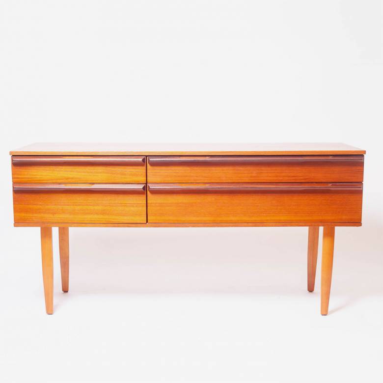 Mid Century Sideboard With Four Drawers By Avalon