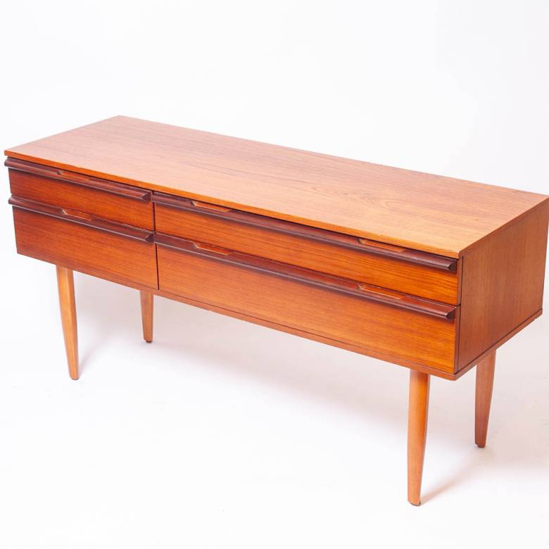 Mid Century Sideboard With Four Drawers By Avalon