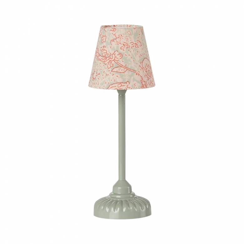 Miniature Vintage Floor Lamp In Mint By Maileg 3+