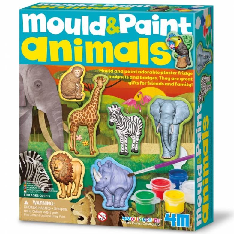 Mould & Paint Animals Art Kits 5+