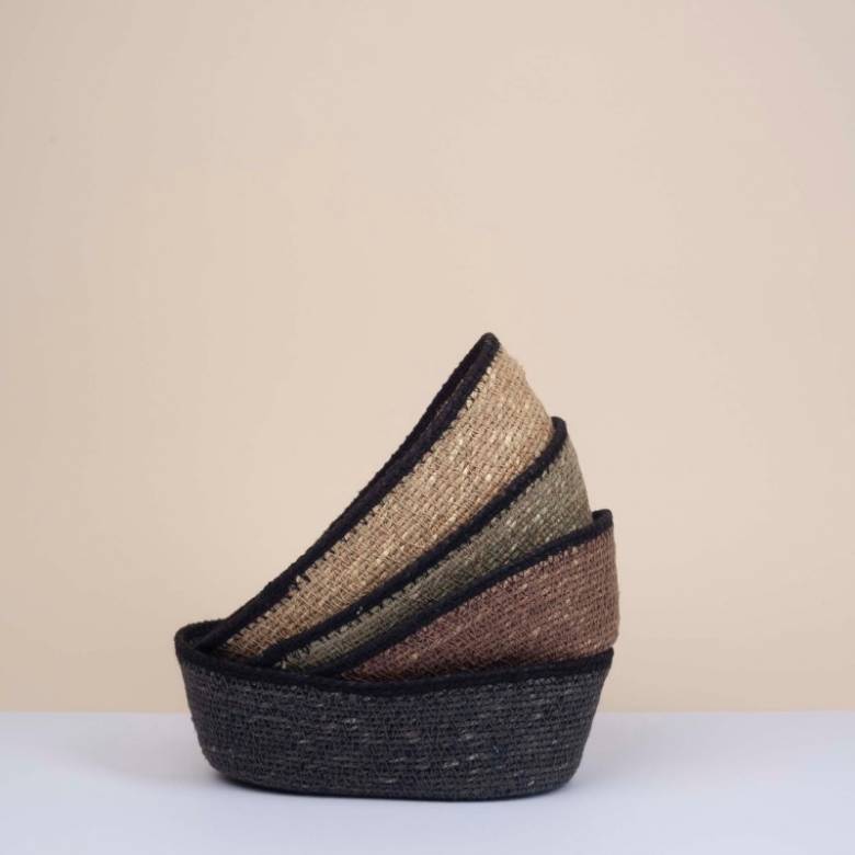 Oval Seagrass Basket - Various Colours