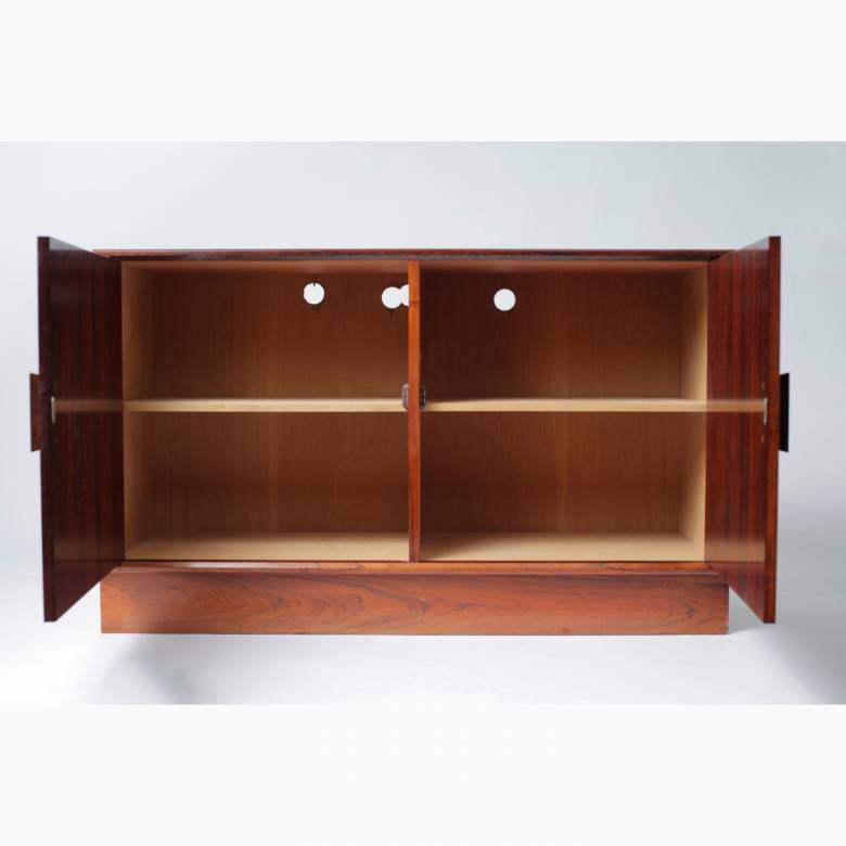 1970s Danish Rosewood Sideboard With Cupboard Doors