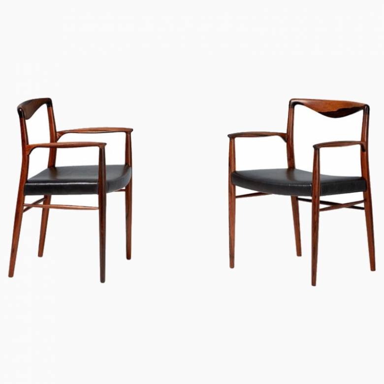 Pair Of 1960s Rosewood Chairs By Kai Lyngfeldt Larsen