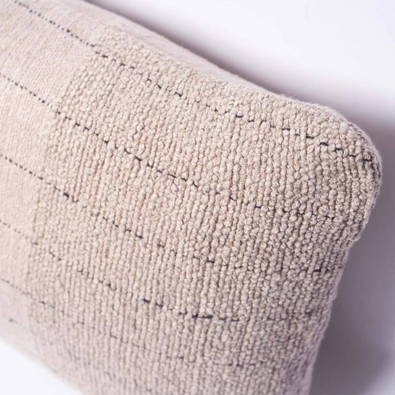 Rectangular Mayla Cushion In Natural 60x40cm