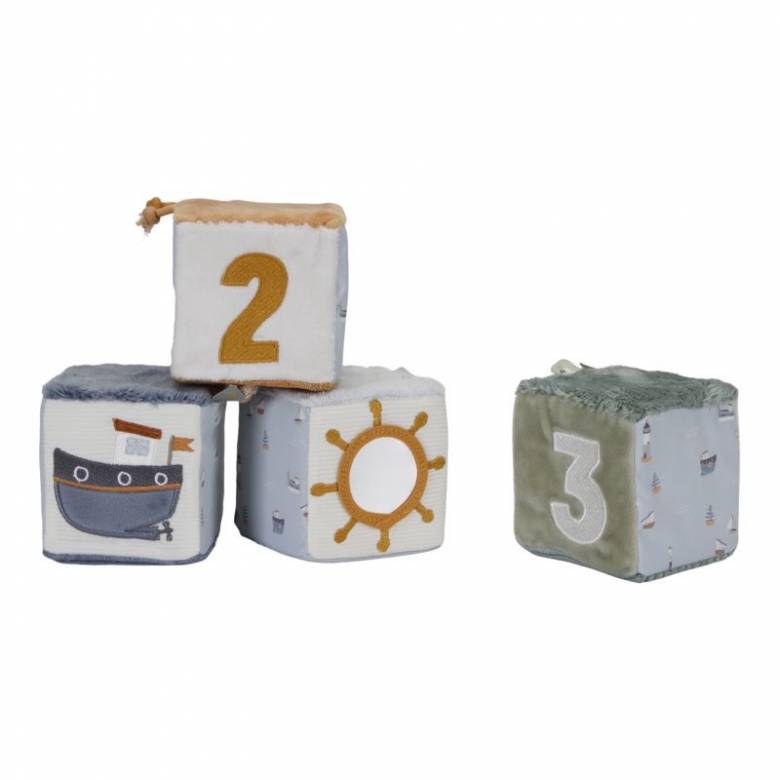 Sailors Bay - Set Of 4 Soft Cubes By Little Dutch 0+