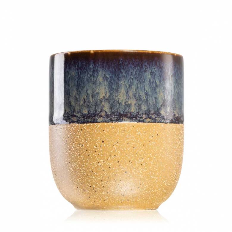 Glazed Ceramic Pot With Soy Candle - Black Fig & Rose 170g