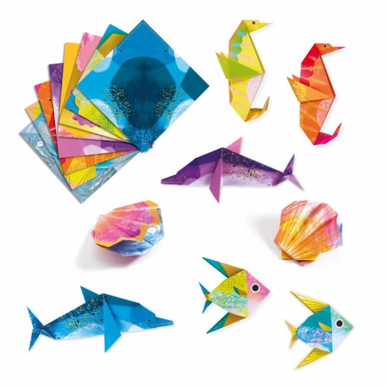 Sea Creatures - Origami Craft Kit 7+