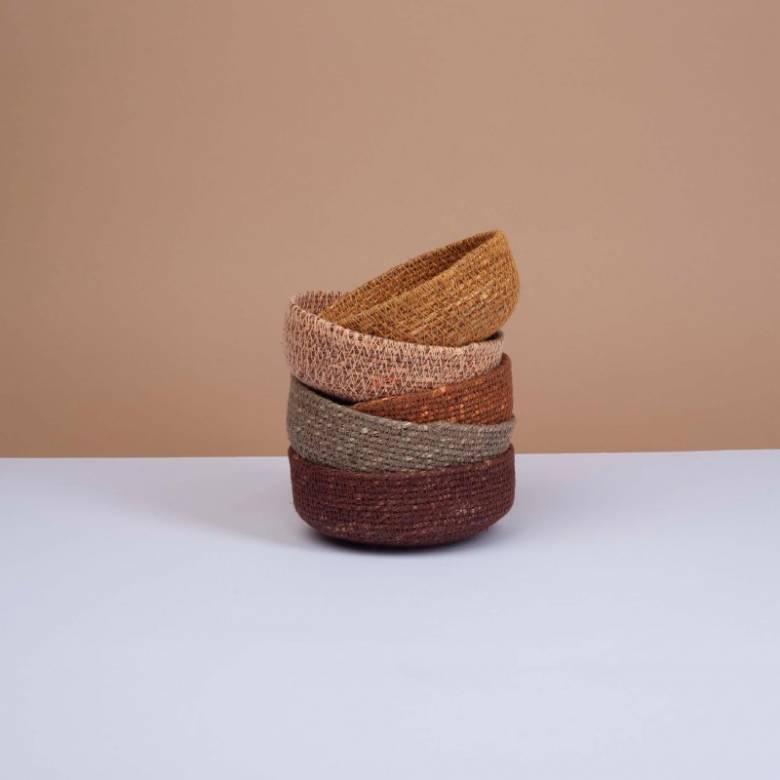 Single Small Seagrass Bowl In Various Colours