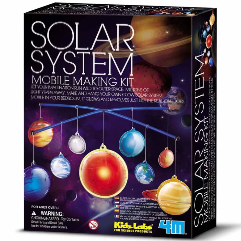 Solar System Mobile Making Kit 4M Kidz Labs