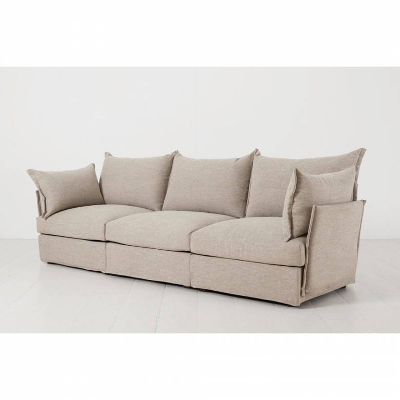 Swyft - Model 06 - 3 Seater Sofa - Linen Pumice