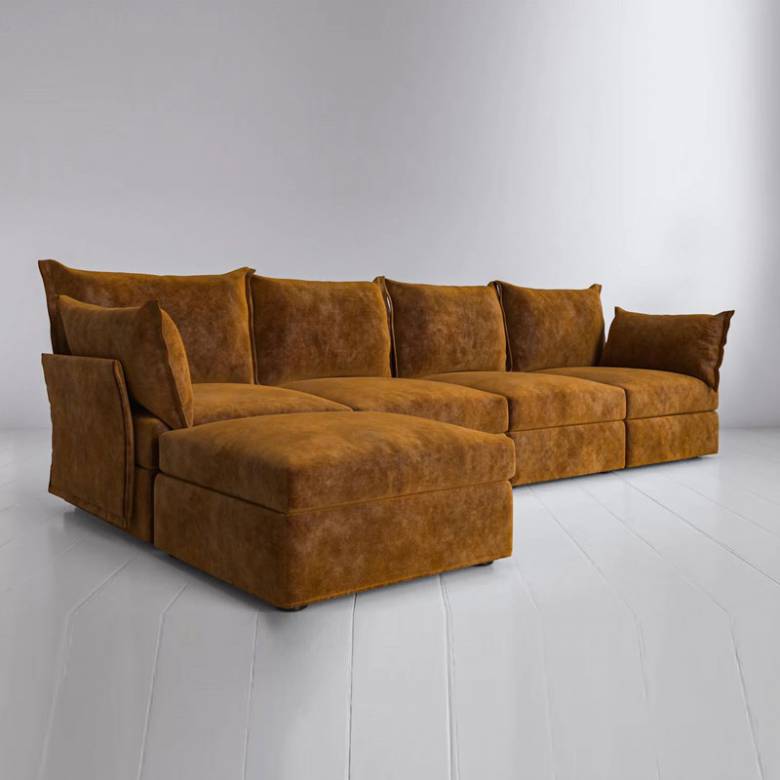 Swyft - Model 06 - 4 Seater Left Chaise Sofa