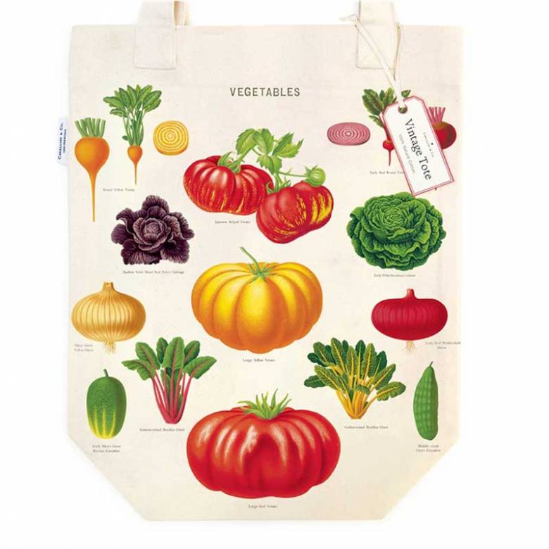 Vegetable Garden Cotton Tote Bag