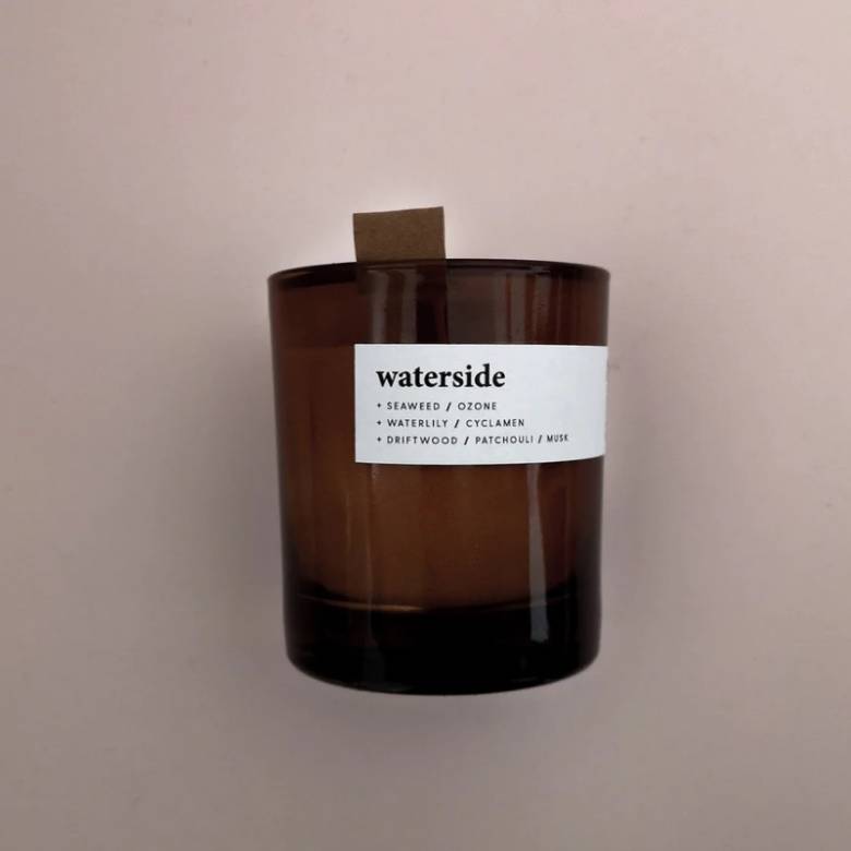 Waterside - Candle In Amber Glass Jar 200g