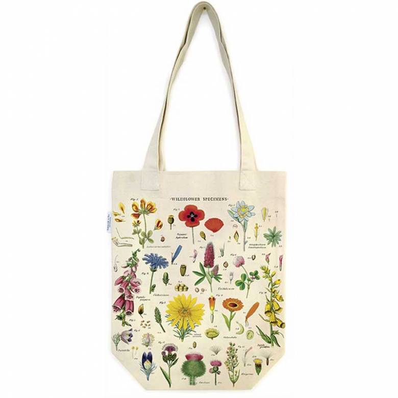 Wild Flowers Cotton Tote Bag