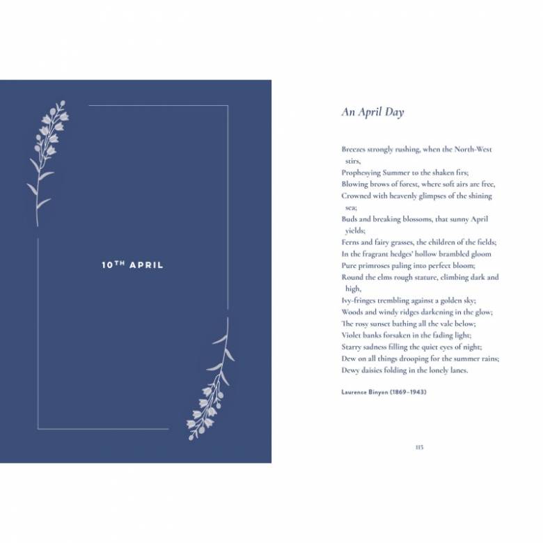 A Nature Poem For Every Spring Evening - Hardback Book