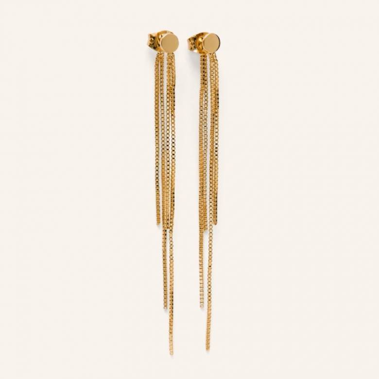 Airy Earrings In Gold By Pernille Corydon