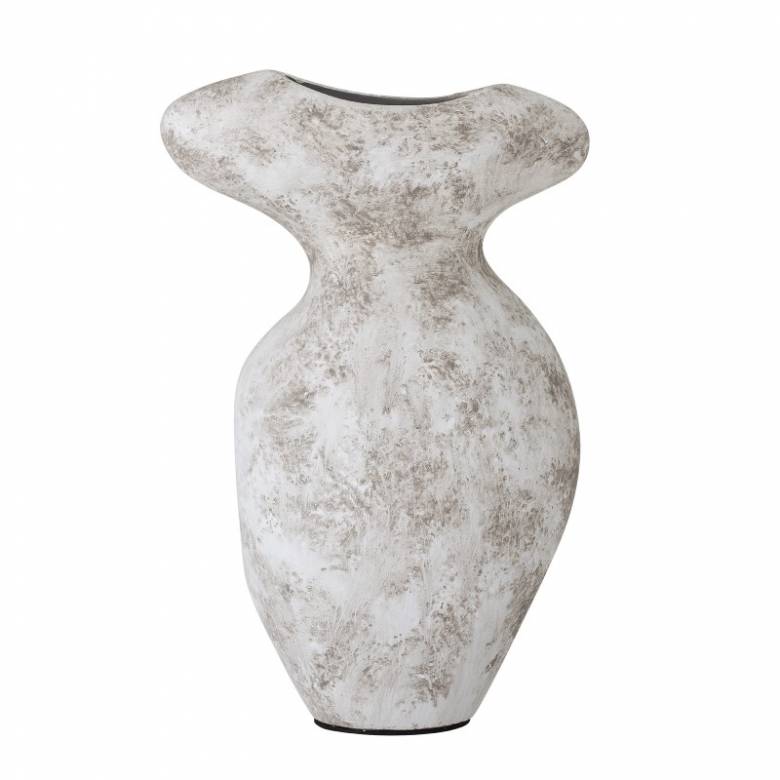 Amphora Decorative Grey Terracotta Vase H:23cm