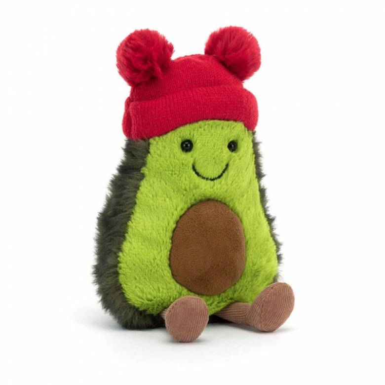 Amuseable Bobble Avocado Christmas Soft Toy By Jellycat 0+