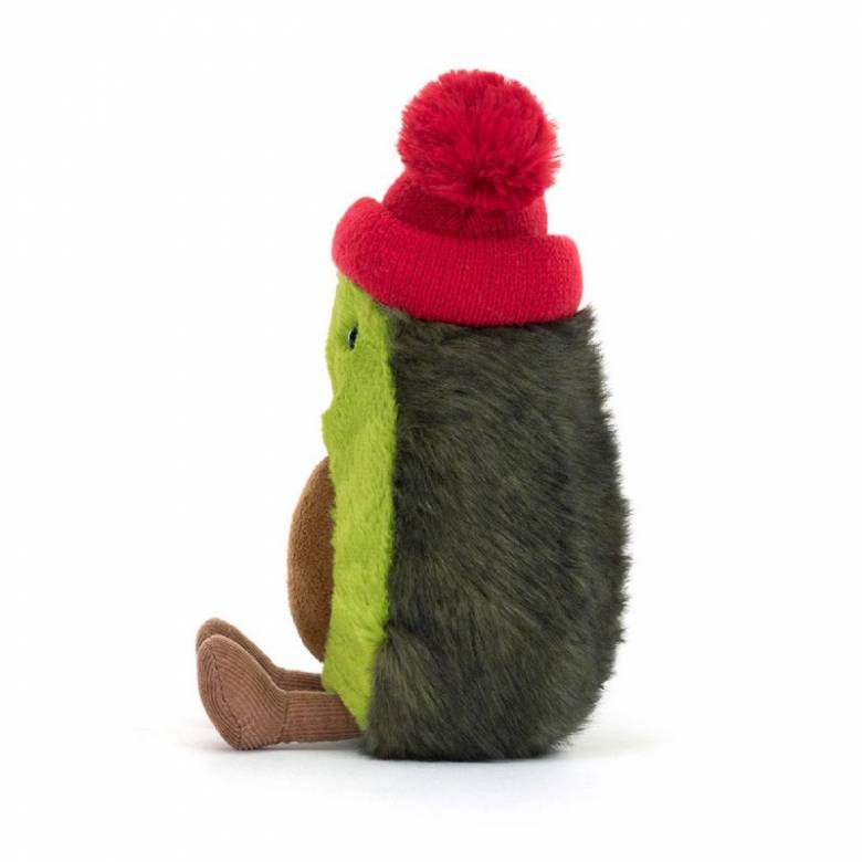 Amuseable Bobble Avocado Christmas Soft Toy By Jellycat 0+