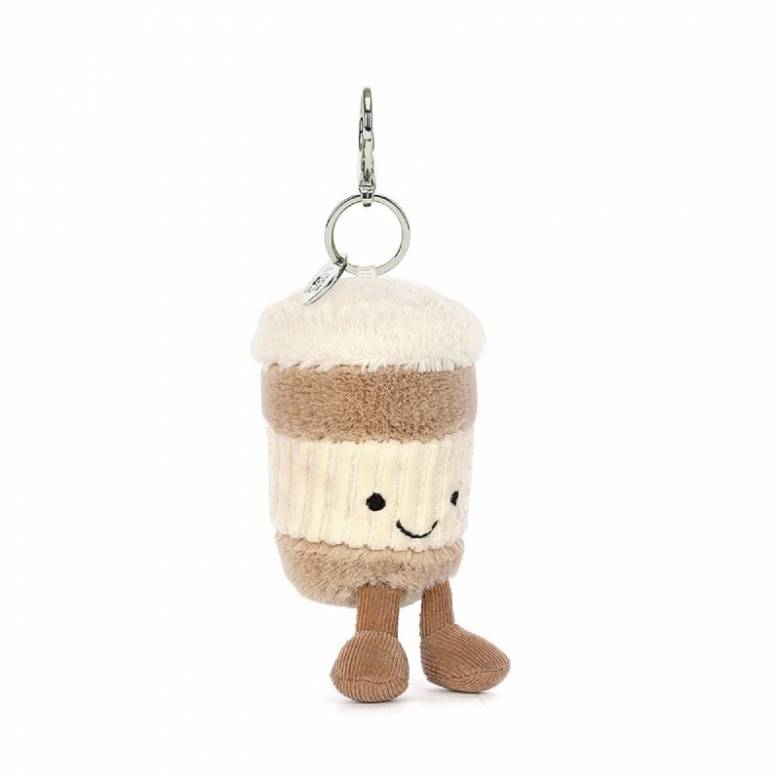 Amuseable Coffee-To-Go Bag Charm By Jellycat 3+