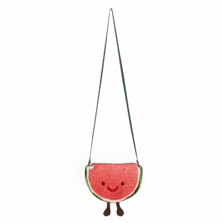 Amuseable Watermelon Soft Toy Bag By Jellycat 3+