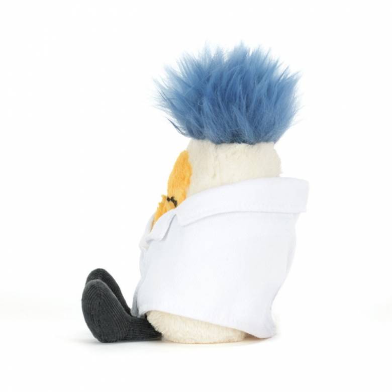 Amuseables Boiled Egg Scientist Outfit Soft Toy By Jellycat 1+