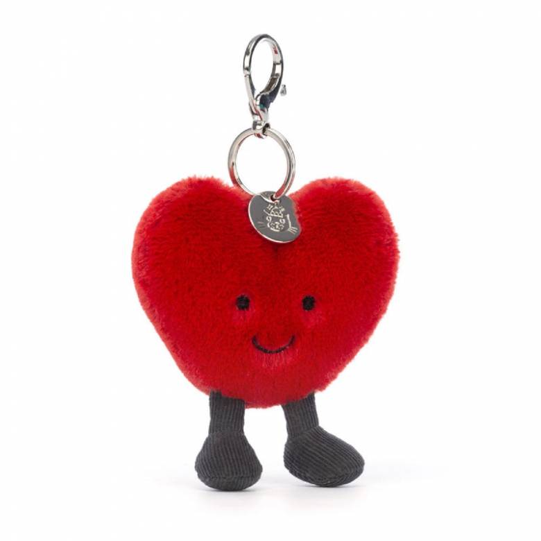 Amuseables Heart Bag Charm By Jellycat 1+