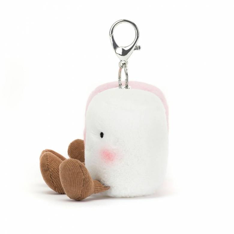 Amuseables Pair of Marshmallows Bag Charm By Jellycat 1+