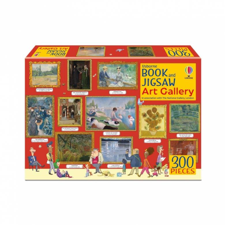Art Gallery - 300 Piece Jigsaw Puzzle & Book