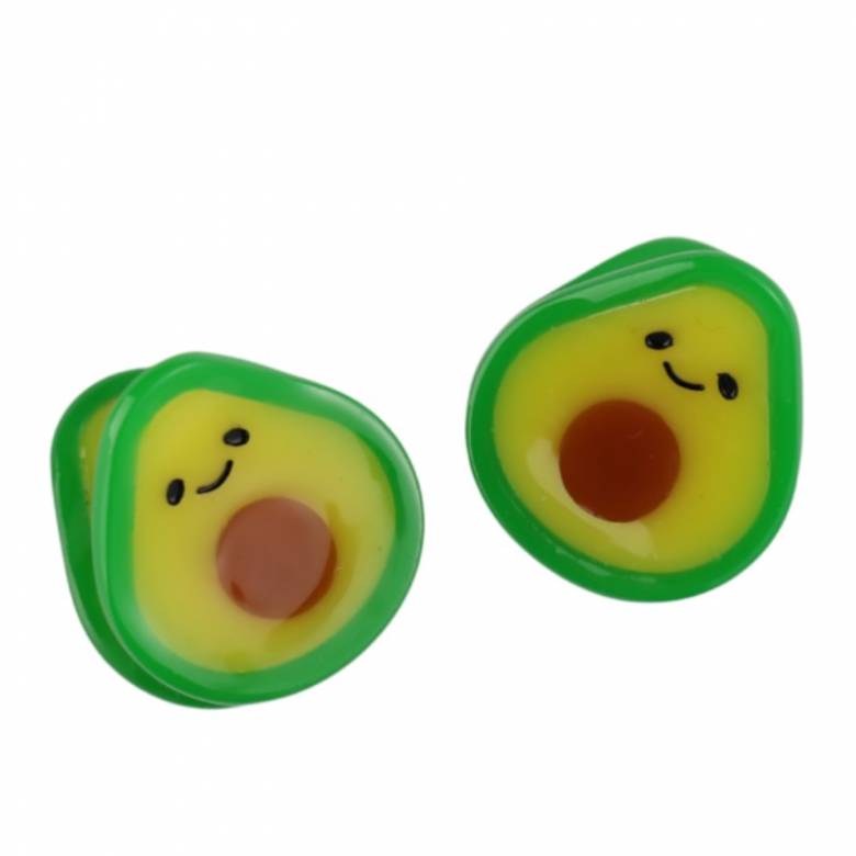 Avocado - Pair Of Claw Hair Clips