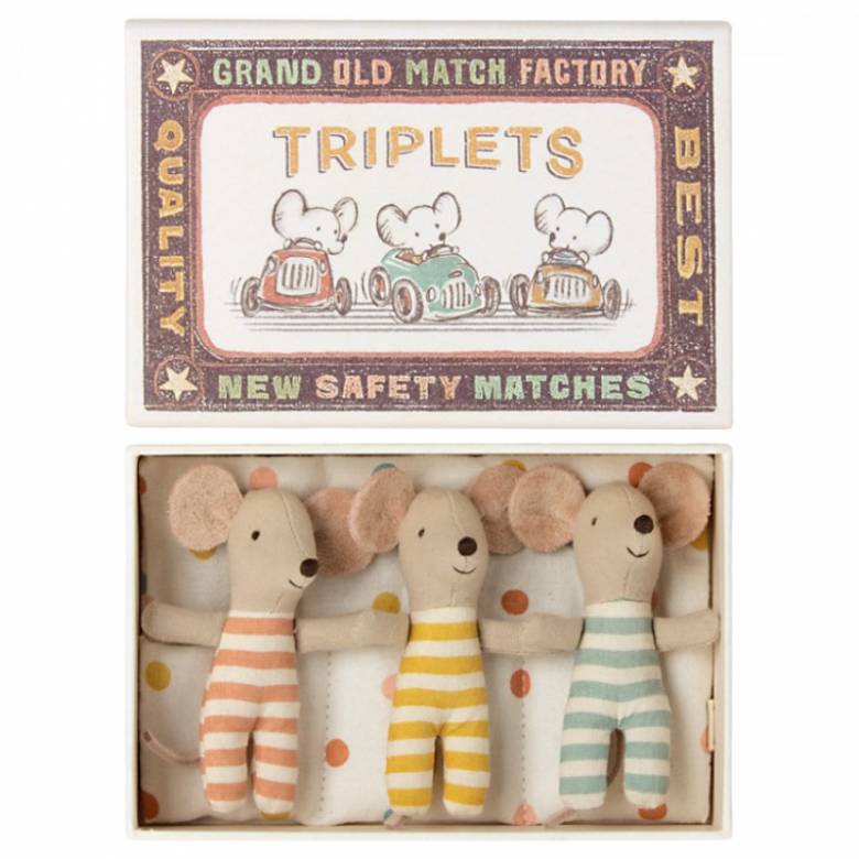 Baby Mice Triplets In Matchbox By Maileg 0+