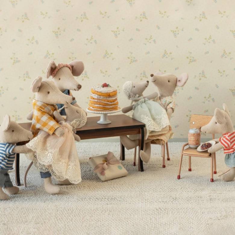 Baby Mouse In Gown In Mint By Maileg 3+