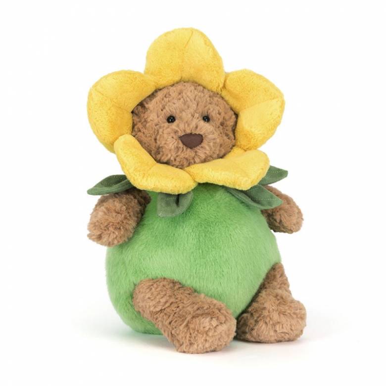 Bartholomew Bear Daffodil Outfit Soft Toy By Jellycat 0+