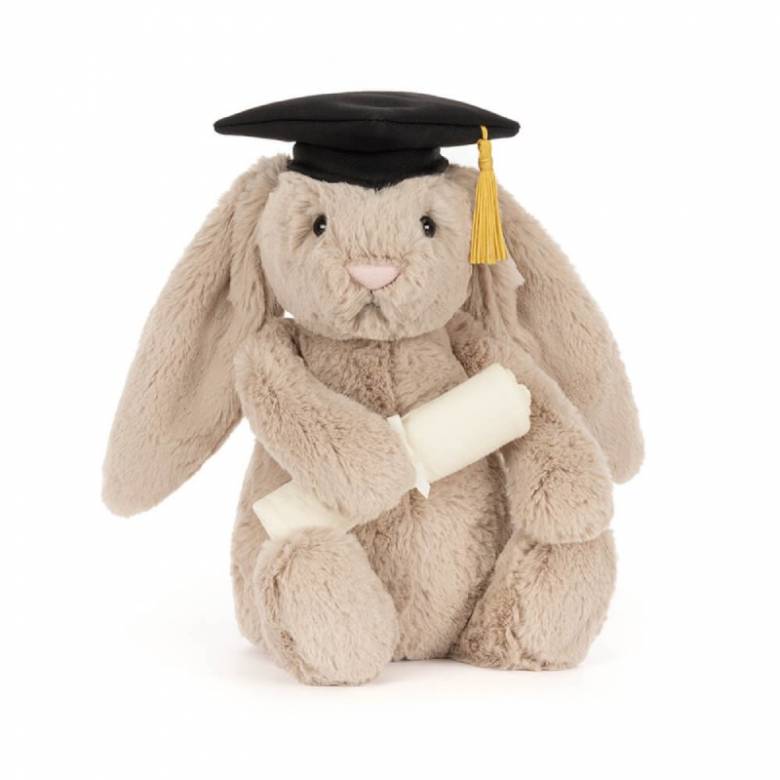 Bashful Bunny Graduation Outfit Soft Toy By Jellycat 0+
